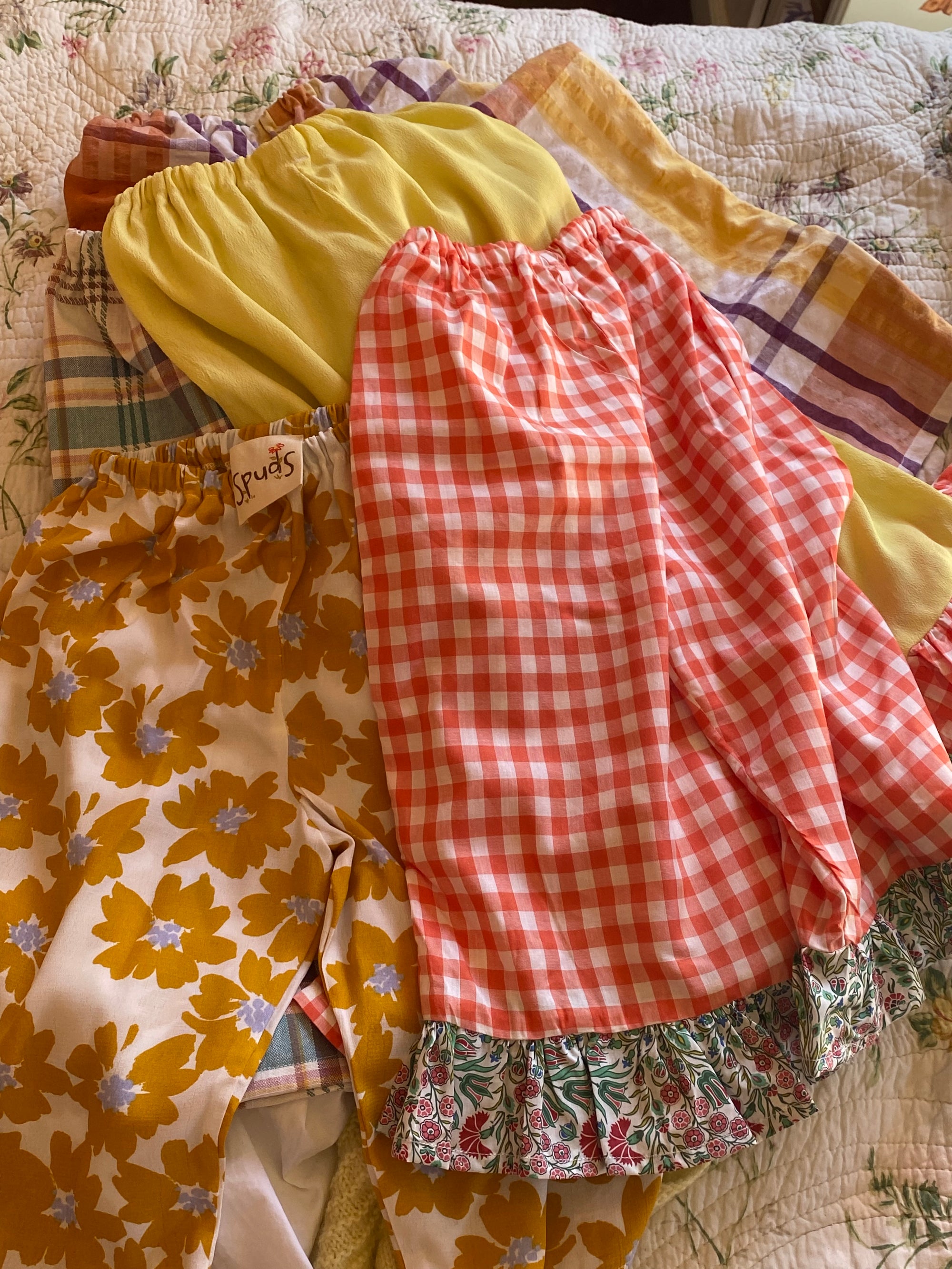 Spuds - Pants | Red gingham
