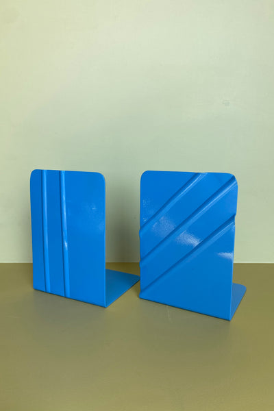 Groovy Bookends - Pool  Blue
